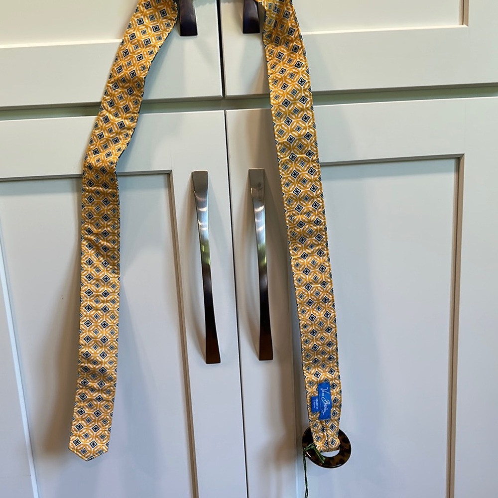 Vera Bradley Blue and Yellow Floral Belt - Picture 3 of 8